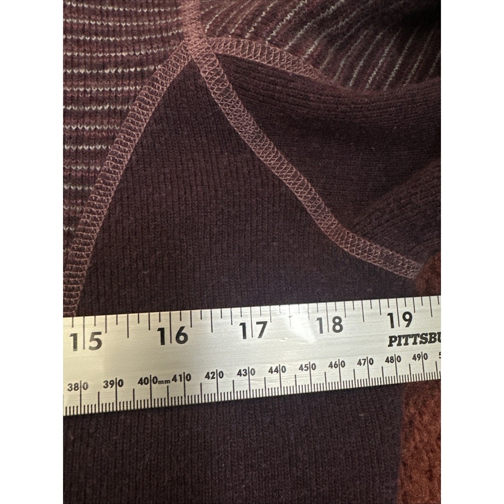Kuhl Chianti Full‎ Zip Hoody Sweater Jacket Wool Striped Purple Woman Size Small - Picture 9 of 10